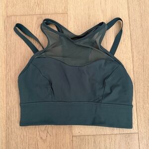 lululemon athletica Olive Mesh Sports Bra